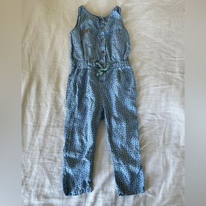 ZARA Girls Chambray Jumpsuit